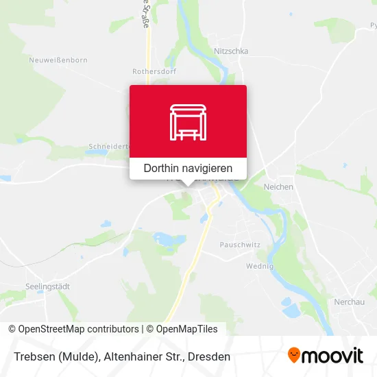 Trebsen (Mulde), Altenhainer Str. Karte