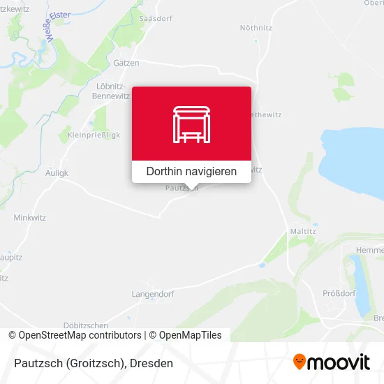 Pautzsch (Groitzsch) Karte