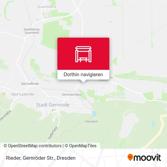 Rieder, Gernröder Str. Karte