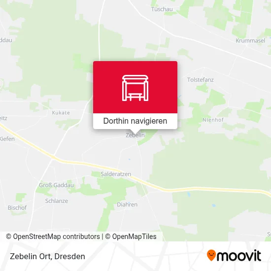 Zebelin Ort Karte