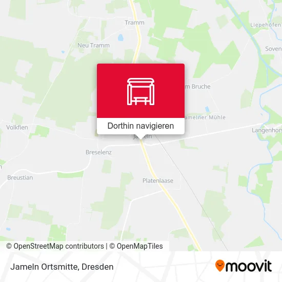 Jameln Ortsmitte Karte