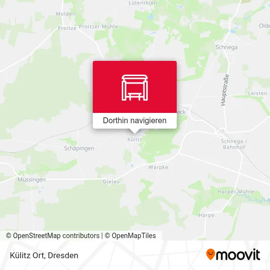 Külitz Ort Karte