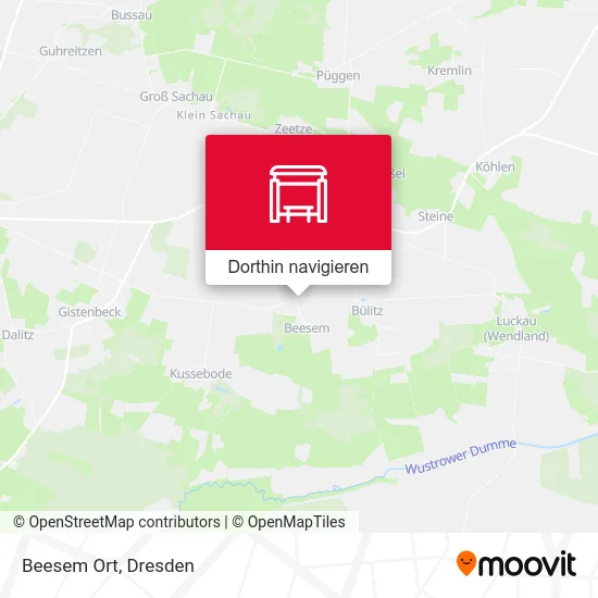 Beesem Ort Karte
