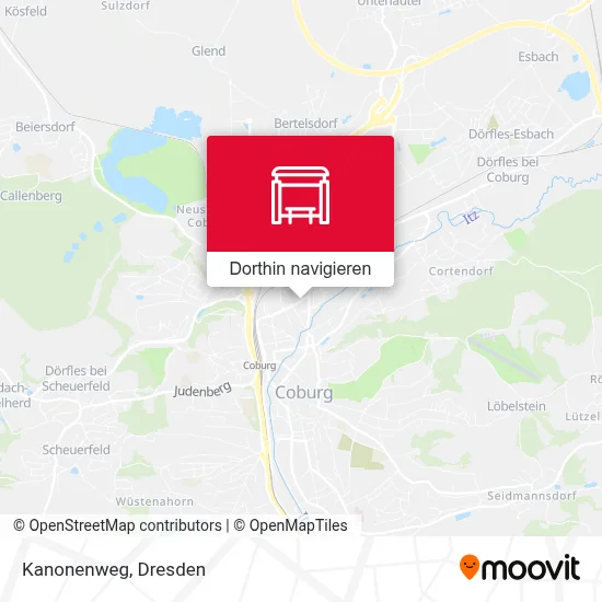 Kanonenweg Karte