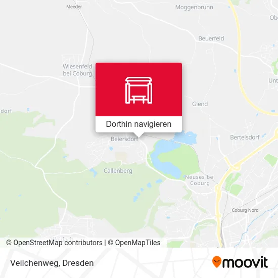 Veilchenweg Karte