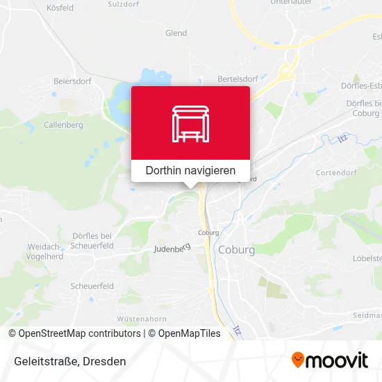 Geleitstraße Karte