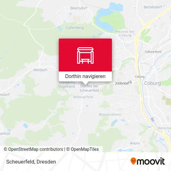 Scheuerfeld Karte