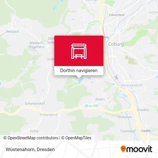 Wüstenahorn Karte