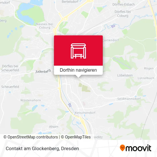 Contakt am Glockenberg Karte