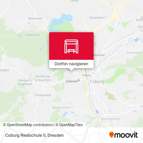 Coburg Realschule II Karte