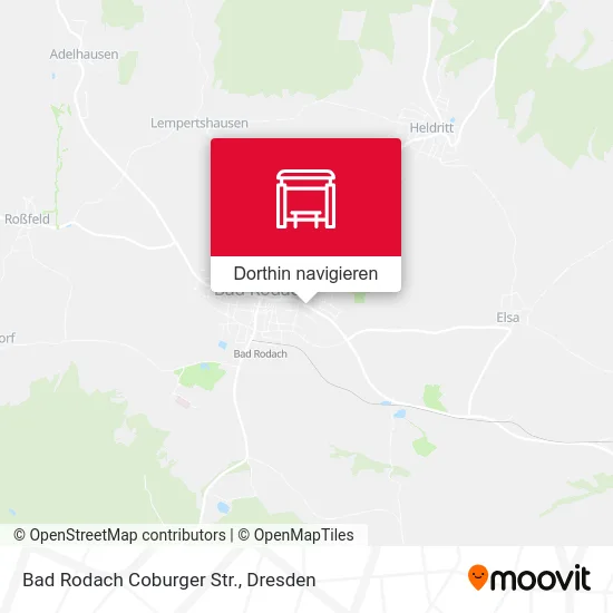Bad Rodach Coburger Str. Karte