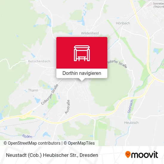 Neustadt (Cob.) Heubischer Str. Karte