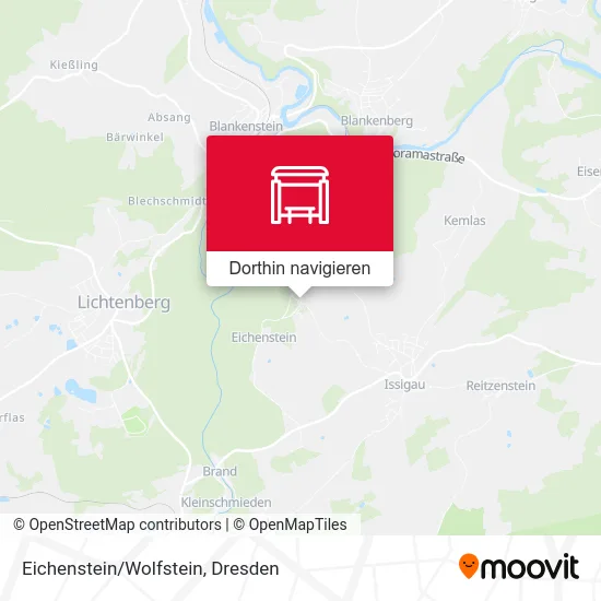 Eichenstein/Wolfstein Karte