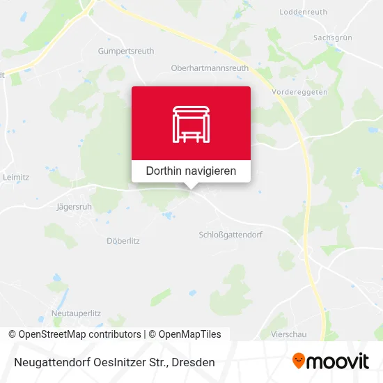 Neugattendorf Oeslnitzer Str. Karte