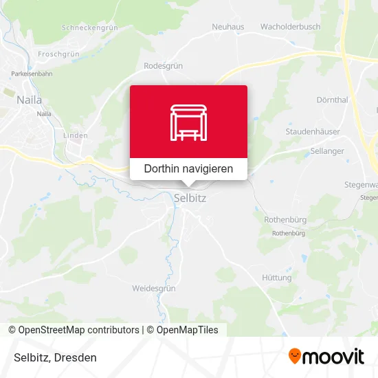 Selbitz Karte