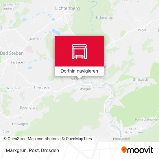 Marxgrün, Post Karte