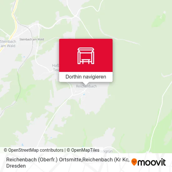 Reichenbach (Oberfr.) Ortsmitte,Reichenbach (Kr Kc Karte