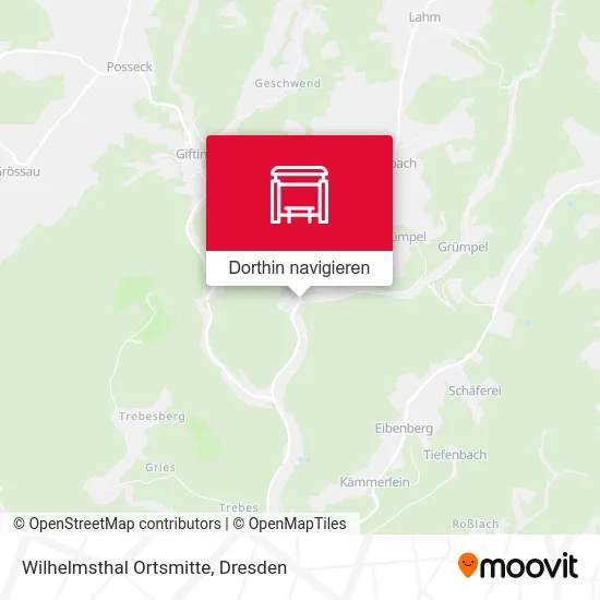 Wilhelmsthal Ortsmitte Karte