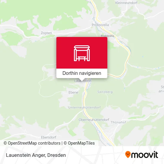 Lauenstein Anger Karte