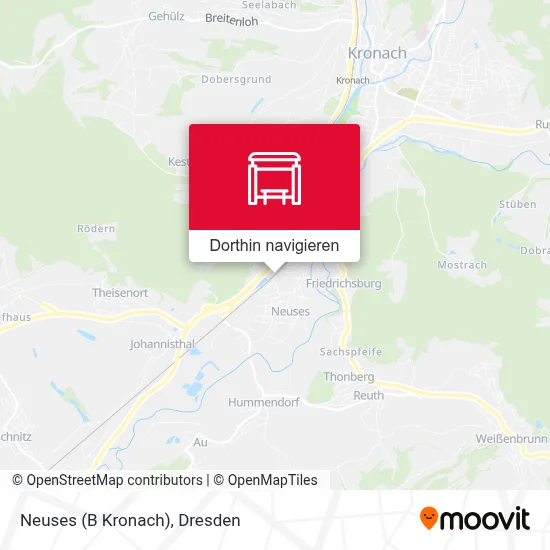 Neuses (B Kronach) Karte