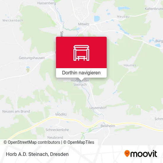 Horb A.D. Steinach Karte