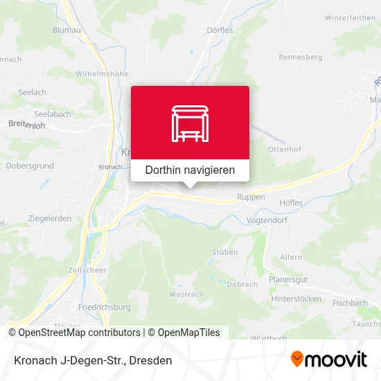 Kronach J-Degen-Str. Karte