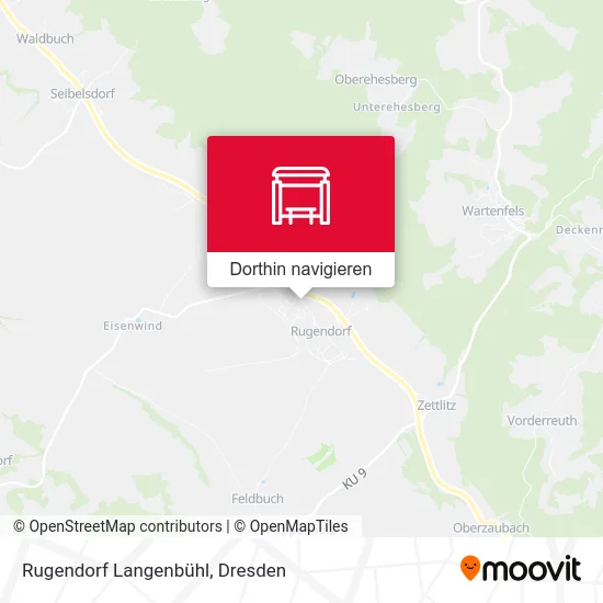 Rugendorf Langenbühl Karte