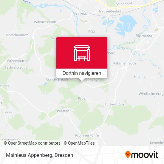 Mainleus Appenberg Karte