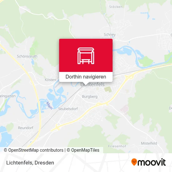 Lichtenfels Karte