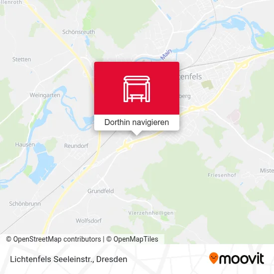 Lichtenfels Seeleinstr. Karte