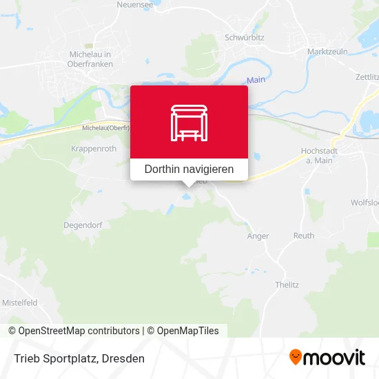 Trieb Sportplatz Karte