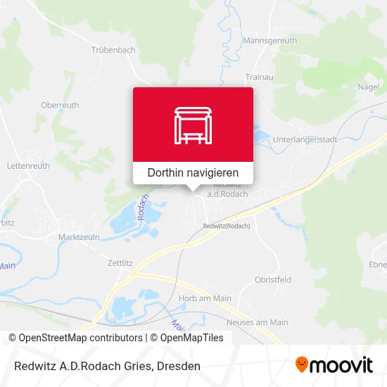 Redwitz A.D.Rodach Gries Karte