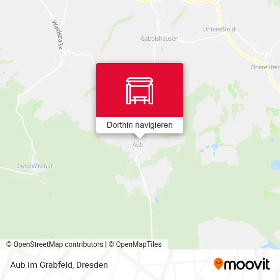 Aub Im Grabfeld Karte