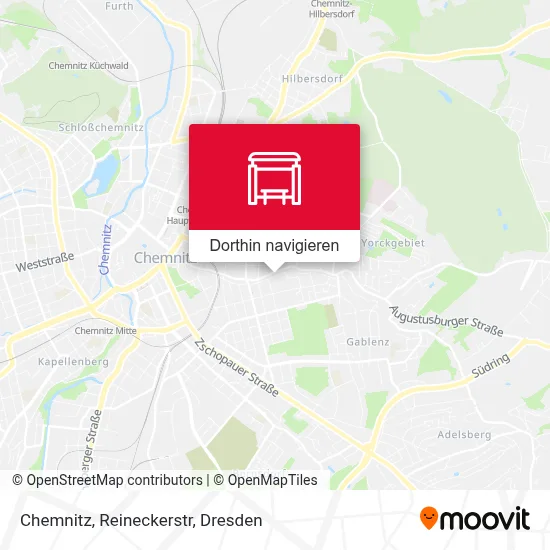 Chemnitz, Reineckerstr Karte