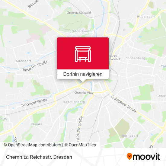 Chemnitz, Reichsstr Karte