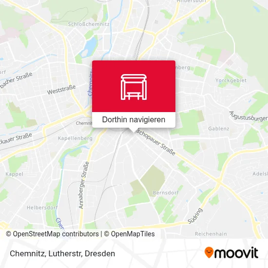 Chemnitz, Lutherstr Karte