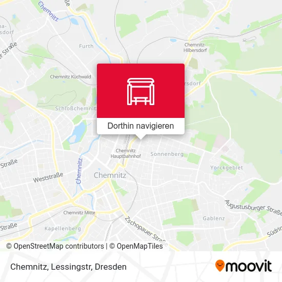 Chemnitz, Lessingstr Karte