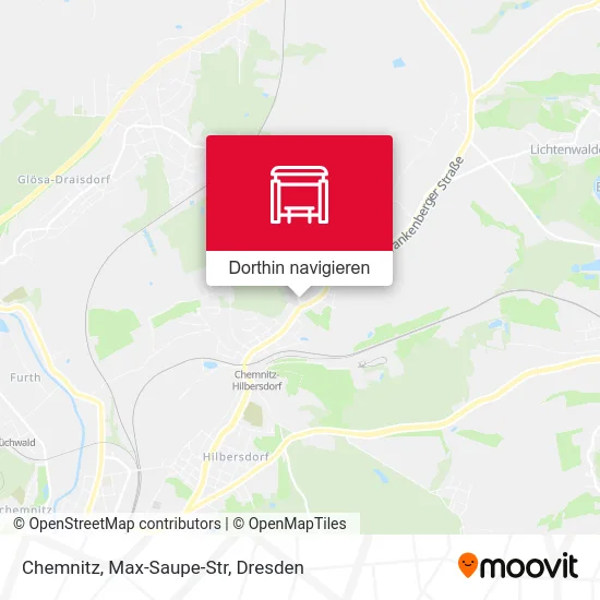 Chemnitz, Max-Saupe-Str Karte