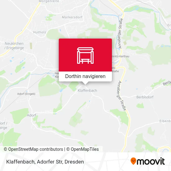 Klaffenbach, Adorfer Str Karte