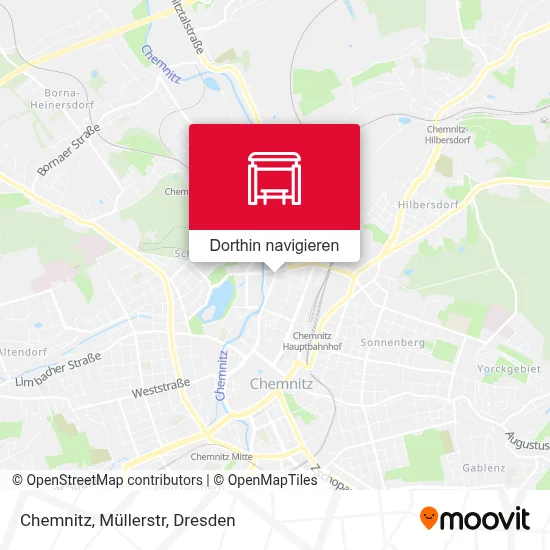 Chemnitz, Müllerstr Karte