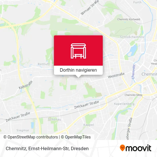Chemnitz, Ernst-Heilmann-Str Karte