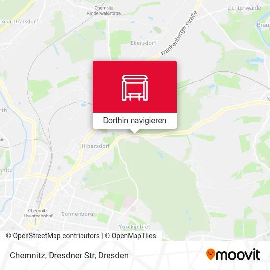 Chemnitz, Dresdner Str Karte