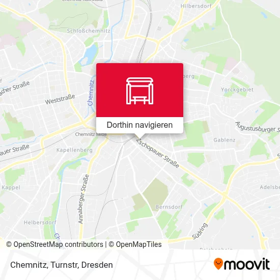 Chemnitz, Turnstr Karte