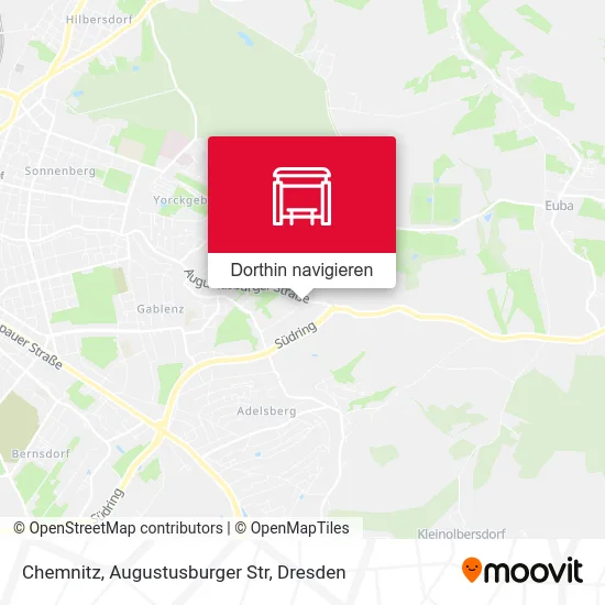 Chemnitz, Augustusburger Str Karte