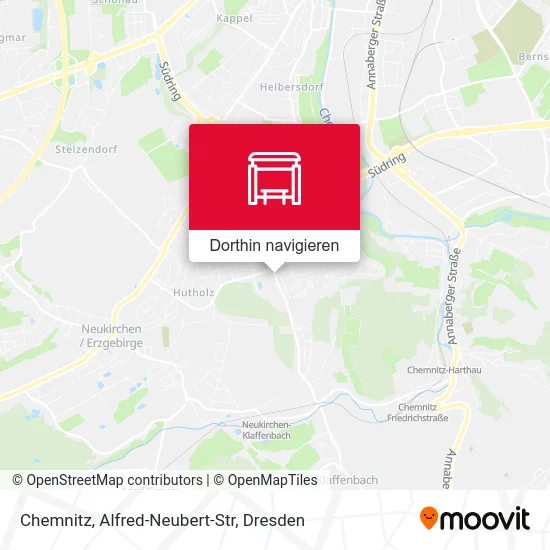 Chemnitz, Alfred-Neubert-Str Karte