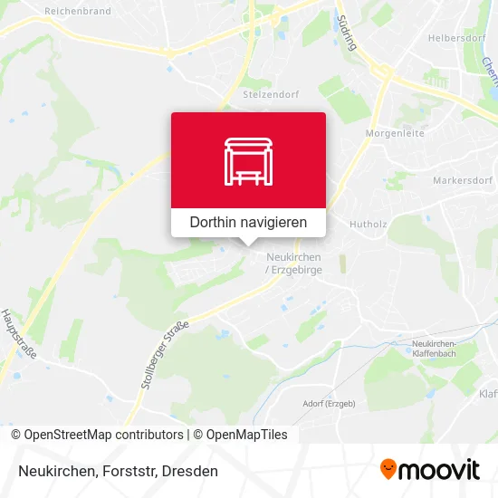 Neukirchen, Forststr Karte