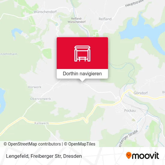 Lengefeld, Freiberger Str Karte