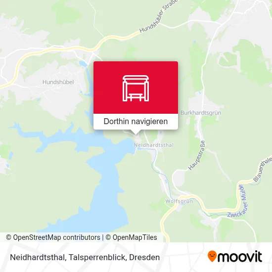 Neidhardtsthal, Talsperrenblick Karte