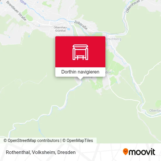 Rothenthal, Volksheim Karte