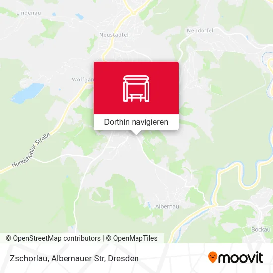 Zschorlau, Albernauer Str Karte